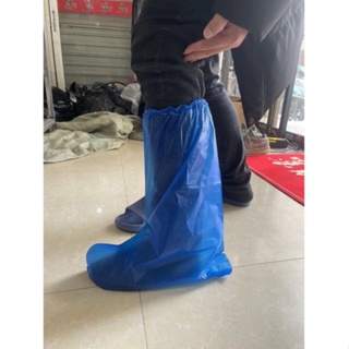 ภาพขนาดย่อของภาพหน้าปกสินค้า️พร้อมส่งด่วน ️leg cover ภาพถ่ายงานจริง ถุงคลุมรองเท้า เกรดโรงพยาบาล ป้องกันเชื้อโรคป้องกันน้ำ/น้ำฝน/ฝุ่นละออง จากร้าน babyktshop บน Shopee ภาพที่ 1