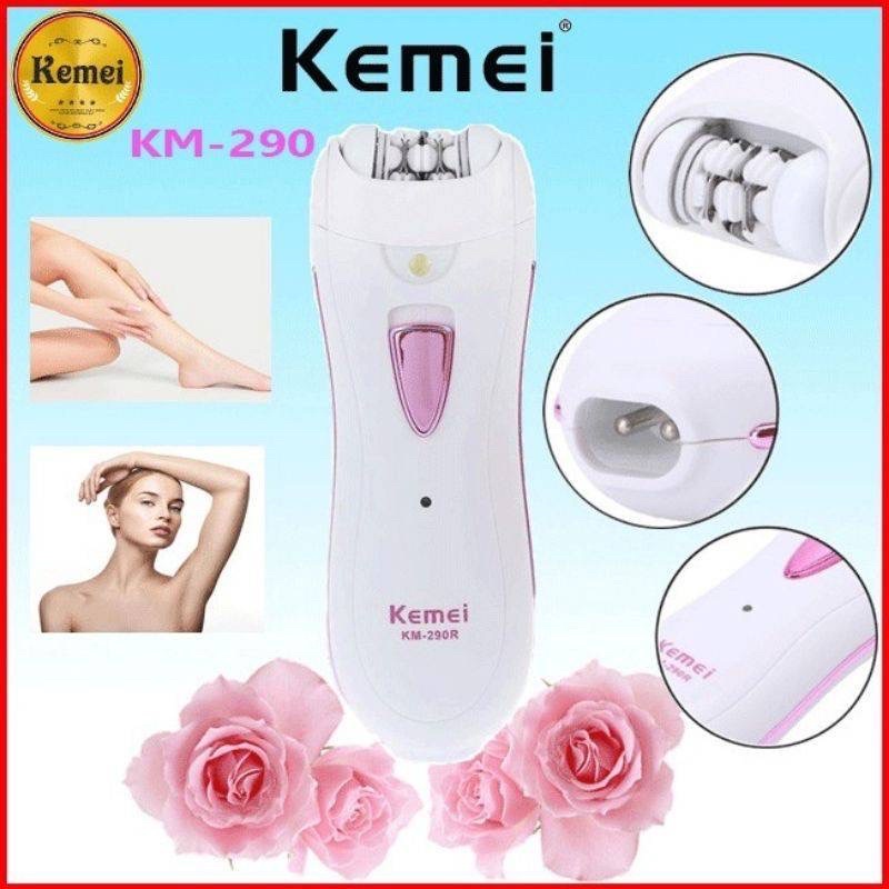 kemei-290r-เครื่องถอนขนไฟฟ้า-กำจัดขน-ที่ถอนขน-แวกซ์ขน