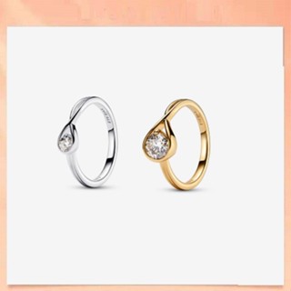 Golden Pandora แหวนเงิน 925 ประดับเพชร 0.75 กะรัต