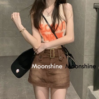 Moon  กระโปรง กางเกงกระโปรง ย้อนยุค y2k 2022 NEW fashion Comfortable ins Korean Style MO22021 36Z230909