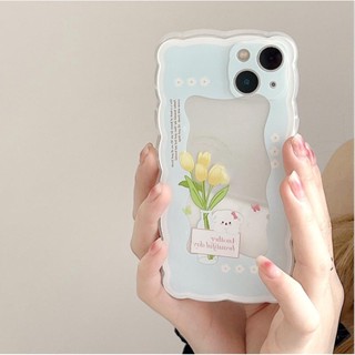 เคสโทรศัพท์มือถือ ลายดอกทิวลิป สําหรับ Apple Iphone 15 13Promax 12 xs xr 6Plus 14