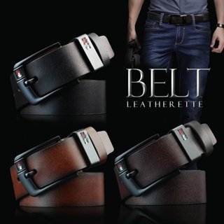 สินค้า เข็มขัดผู้ชาย leather belt เข็มขัดหนัง หัวเข็ม 115 CM
