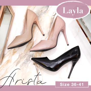 Arista ( 🇹🇭 Ready to ship) ขายดี รองเท้าส้นสูง คัชชู หนังเงา รุ่น Layla ( ART-C08 )