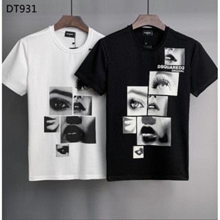 Tee 2022 แฟชั่นผู้หญิงร้อน tshirts DSQUARED2 ผู้ชายจดหมายแขนสั้นเสื้อยืดแฟนหนุ่มด้านบนของขวัญ DT931