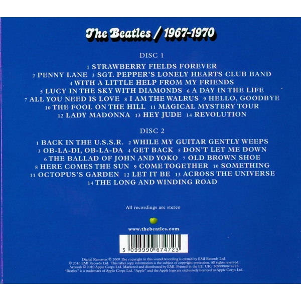 ซีดี-cd-the-beatles-1967-1970-made-in-eu-มือ1
