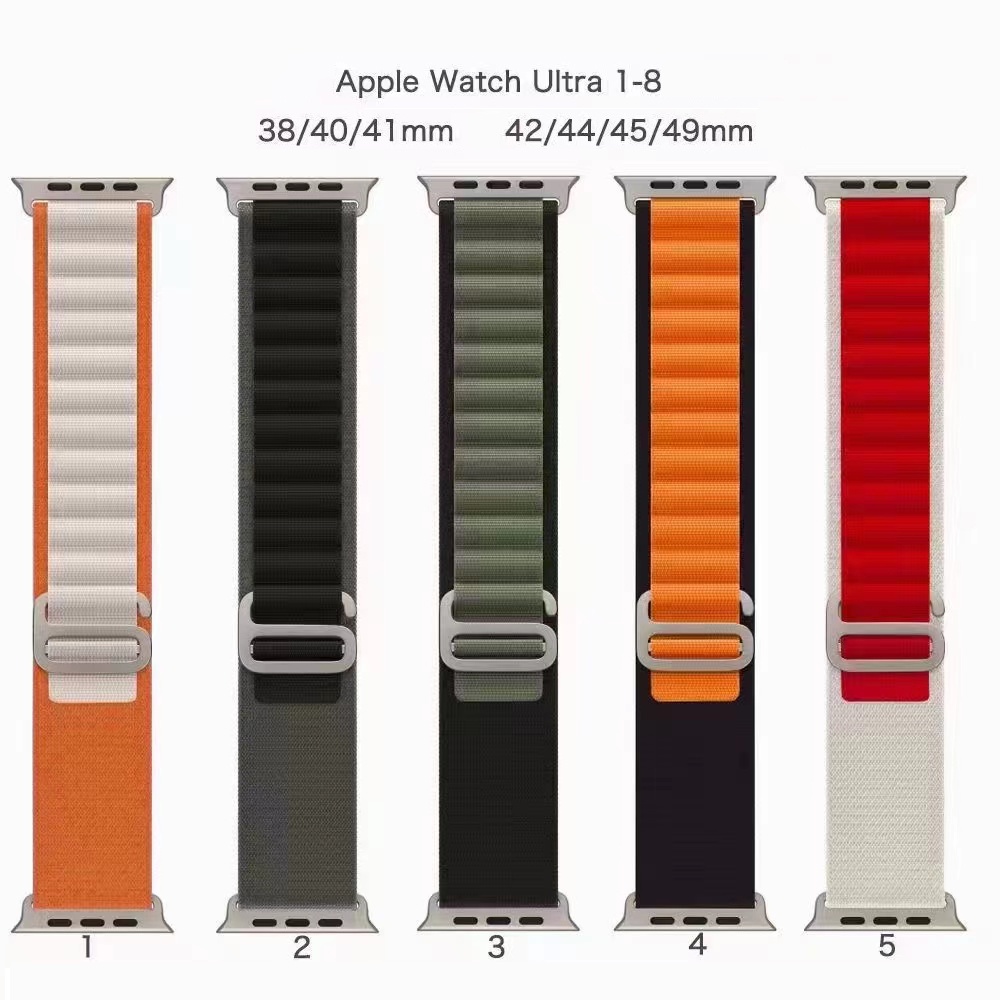ภาพหน้าปกสินค้าสายนาฬิกาข้อมือไนล่อน สําหรับ Apple Watch Ultra Band 49 มม. 45 มม. 41 มม. 44 มม. 40 มม. 42 มม. 38 มม. Iwatch Series 8 Ultra 7 6 5 4 SE จากร้าน hiyifut.th บน Shopee