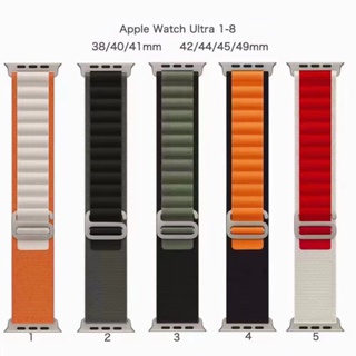 ภาพขนาดย่อของภาพหน้าปกสินค้าสายนาฬิกาข้อมือไนล่อน สําหรับ Apple Watch Ultra Band 49 มม. 45 มม. 41 มม. 44 มม. 40 มม. 42 มม. 38 มม. Iwatch Series 8 Ultra 7 6 5 4 SE จากร้าน hiyifut.th บน Shopee