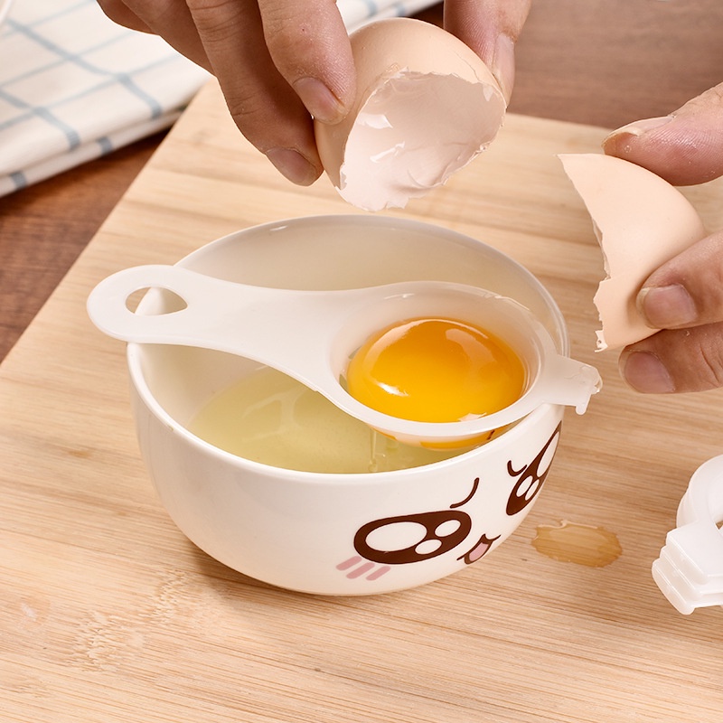 เครื่องมือแยกไข่ขาวช้อนแยกไข่แดง-ช้อนแยกไข่