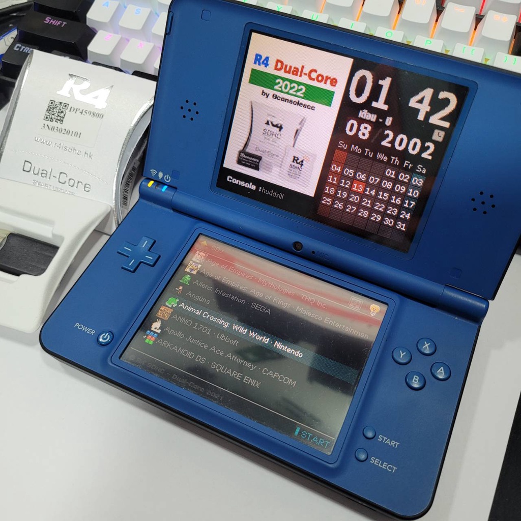 ภาพหน้าปกสินค้าสินค้ามาใหม่ ตลับ R4 Dual-Core 2022 + 32GB พร้อมเกมส์ สำหรับ NDSL DSI 3DS N3DS อ่านข้อมูลก่อน จากร้าน gconsoleacc บน Shopee
