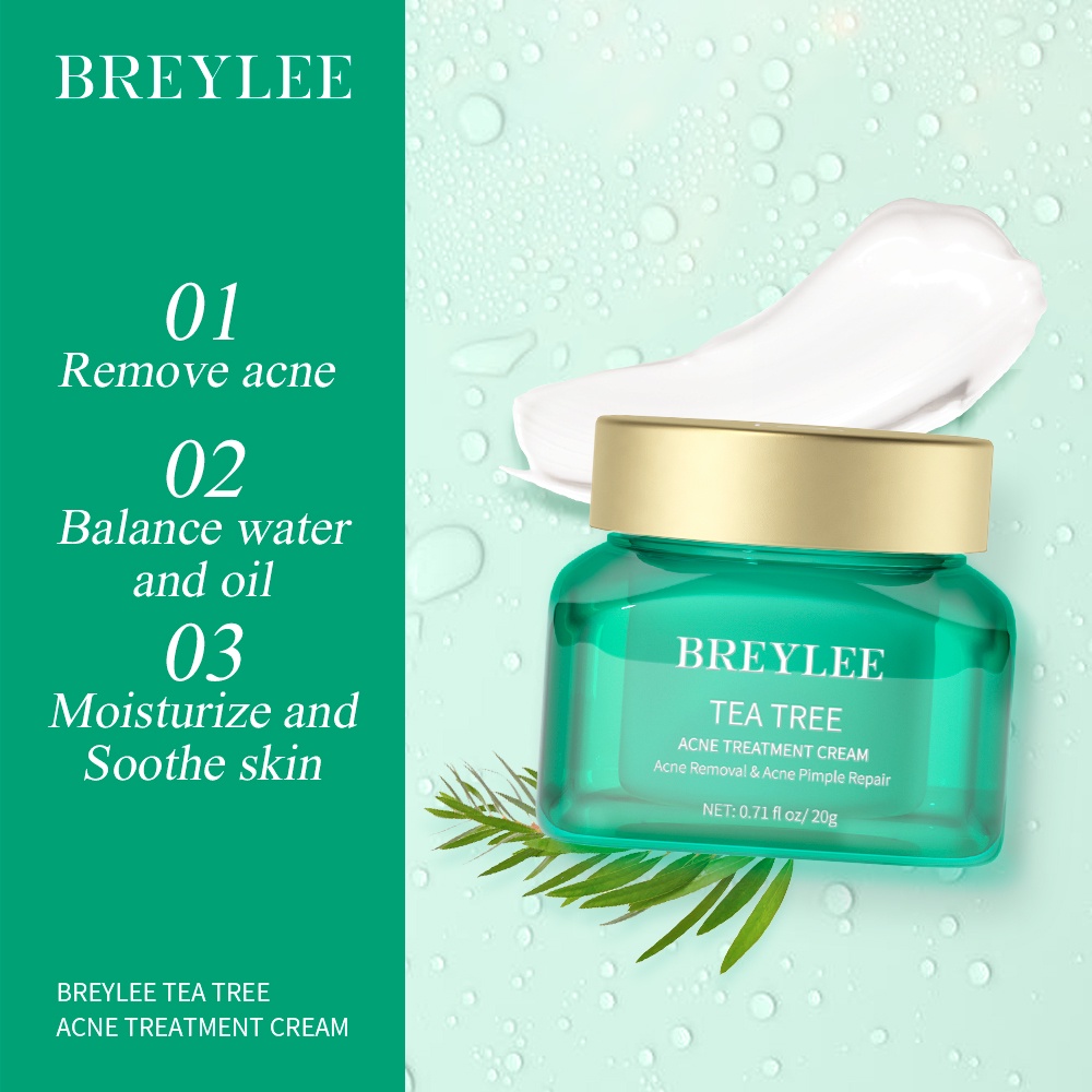 breylee-tea-tree-acne-cream-20g-ครีมแต้มสิว-ครีมบำรุงผิวหน้า-ครีมรักษาสิว-20-กรัม-ครีมรักษาสิว-ครีมหน้าใส-ชุ่มชื้น