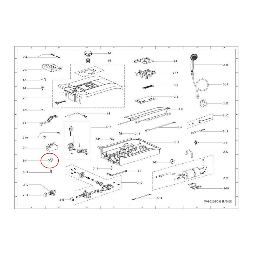 ไมโครสวิทช์-3ขา-เครื่องทำน้ำอุ่นชาร์ป-25a-220v-sharp-sharp-sharp-z7d2101-microswitch-อะไหล่แท้จากบริษัท-100