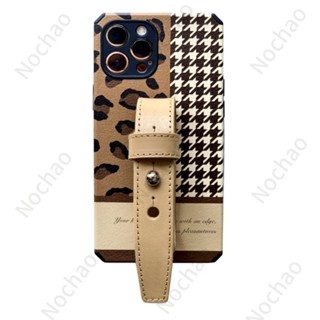 เคสมือถือ แบบนิ่ม ลายเสือดาว พร้อมสายคล้อง กันกระแทก สําหรับ iPhone14 pro max iPhone13 iPhone11 iPhone13 pro max 12 11 xr xs