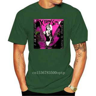 เสื้อโอเวอร์ไซ X-ray Spex İngilizce Punk Band Siouxsie Sioux เสื้อยืด S M L Xl 2xl T Shirt sıcak konu erkekler kısa koll