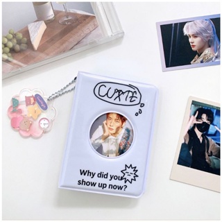 พร้อมส่ง! อัลบั้มรูปภาพโพลารอยด์ ขนาดเล็ก 3 นิ้ว สําหรับเก็บโฟโต้การ์ด สีขาว