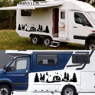 Alittlesearch11 สติกเกอร์ไวนิล ลายต้นไม้ป่า สําหรับตกแต่งรถยนต์ SUV RV Van Caravan Offroad