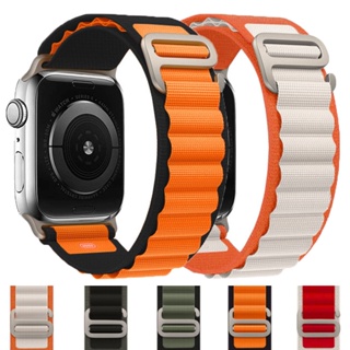 ภาพหน้าปกสินค้าสายนาฬิกาข้อมือไนล่อน สําหรับ Apple Watch Ultra Band 49 มม. 45 มม. 41 มม. 44 มม. 40 มม. 42 มม. 38 มม. Iwatch Series 8 Ultra 7 6 5 4 SE ที่เกี่ยวข้อง