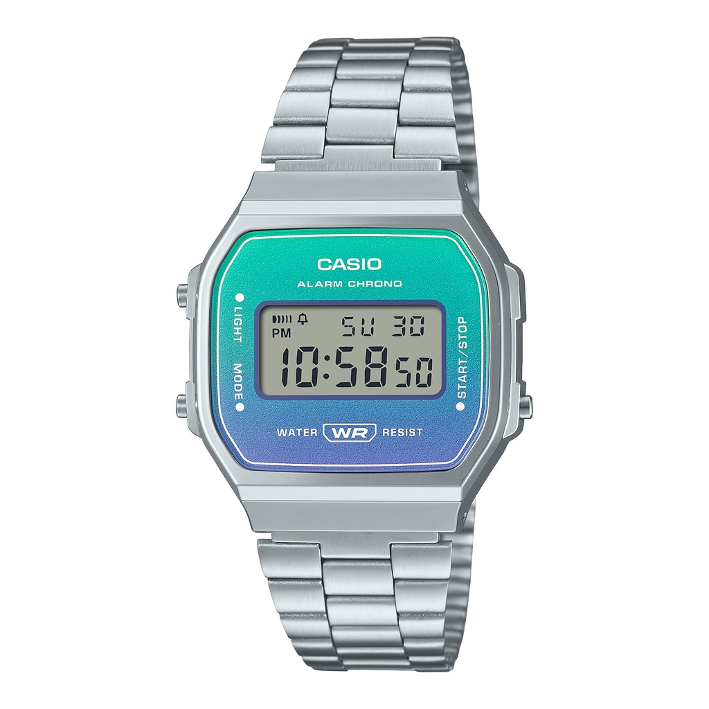 casio-digital-นาฬิกาข้อมือผู้หญิง-ผู้ชาย-สายหนังแท้-รุ่น-a168wer-2-a168werb-2-a168werg-2-ของแท้ประกัน1ปี