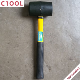 (สินค้าหมด) ค้อนยางด้ามไฟเบอร์ ศก. 2.2." RainBow ของแท้ - Authentic Rubber Hammer Mallet - ซีทูล Ctoolhardware