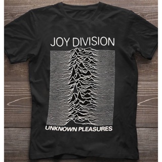 Yuanl5 [พร้อมส่ง] เสื้อยืดแขนสั้นลําลอง ผ้าฝ้าย 100% พิมพ์ลาย Joy Division Unknown Pleres สีดํา พลัสไซซ์ XS-6XL ของขวัญว