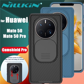 NILLKIN เคส Huawei Mate50 Mate 50 Pro Plus รุ่น CamShield Case Slide Camera Cover Protect Privacy Classic Back Cover