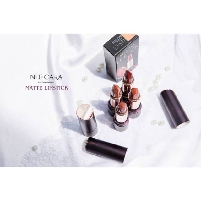 nee-cara-matte-lipstick-n307-นีคาร่า-บี-คัลเลอร์ฟลู-ลิปสติก-ราคาพิเศษ-ไม่มีกล่อง
