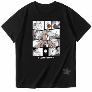 【hot tshirts】Slam DUNK เสื้อยืดลําลอง ลายการ์ตูนอนิเมะ Sakuragi Hanamichi แฟชั่นฤดูร้อน สไตล์ฮิปฮอป สําหรับผู้ชาย2022