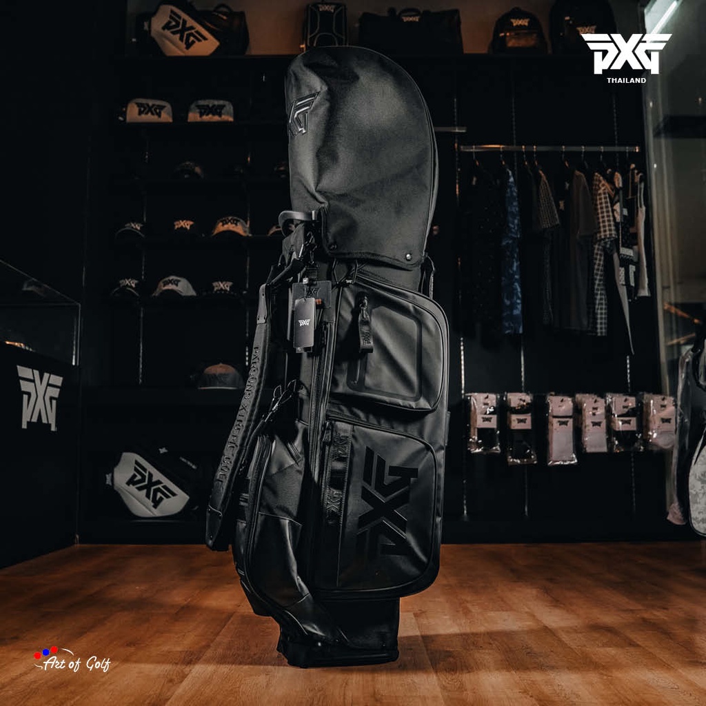 ถุงกอล์ฟ-pxg-future-military-stand-bag-black-สินค้าแท้-100