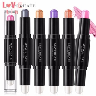 【Lovelin】ปากกาไฮไลท์ ไฮไลท์ เนื้อไหม ป้องกันเหงื่อ กันน้ํา สีทองแชมเปญ ไข่มุก สีขาว สําหรับแต่งหน้า