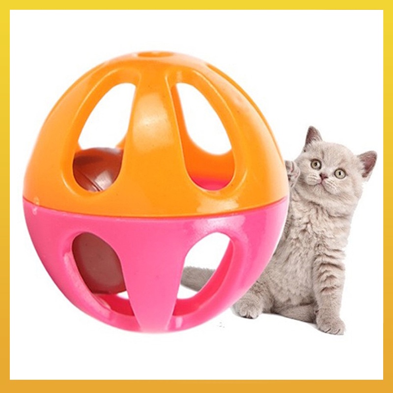 daliya-ลูกบอลกระดิ่งพลาสติก-แบบกลวง-ของเล่นสําหรับสัตว์เลี้ยง-แมว