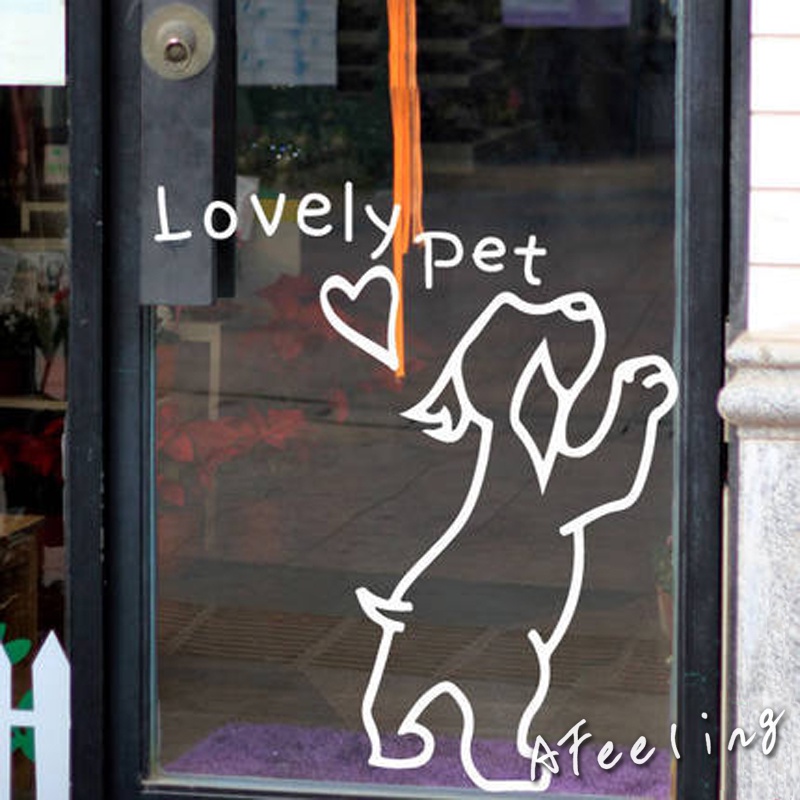 สติกเกอร์ไวนิล-ลาย-welcome-pet-shop-สําหรับติดตกแต่งผนังบ้าน-กระจก-หน้าต่าง-ประตูบ้าน-โรงพยาบาล-สุนัข-แมว