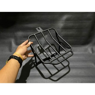 Backrack vespa px ps แร็คด้านหลังพิเศษ Etc รุ่นใหม่ล่าสุด เรียบง่าย เคลือบสีดําอย่างดี ขายส่ง และขายปลีก