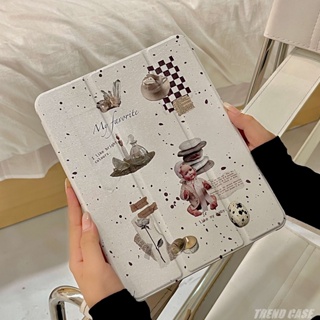 เคส ลายดินสอ สําหรับ iPad Air 4 Air 5 2022 iPad Pro 11 2021 iPad 9th Generation 10.2 7 8th iPad Mini 6 9.7 10.5