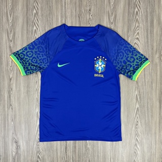 เสื้อบอลทีมชาติ  เสื้อผู้ใหญ่ Brazil 2023 เนื้อผ้าโพลีเอสเตอร์แท้ เกรดแฟนบอล AAA