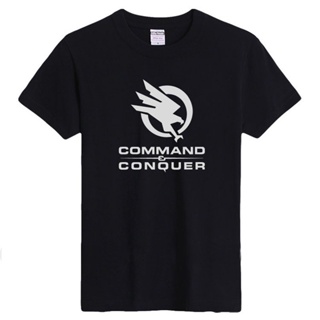 เสื้อยืดผ้าฝ้ายพิมพ์ลายขายดี Yuanl5 [พร้อมส่ง] เสื้อยืดแขนสั้น พิมพ์ลาย Command Conquer สีพื้น พลัสไซซ์ ของขวัญวันเกิด ส