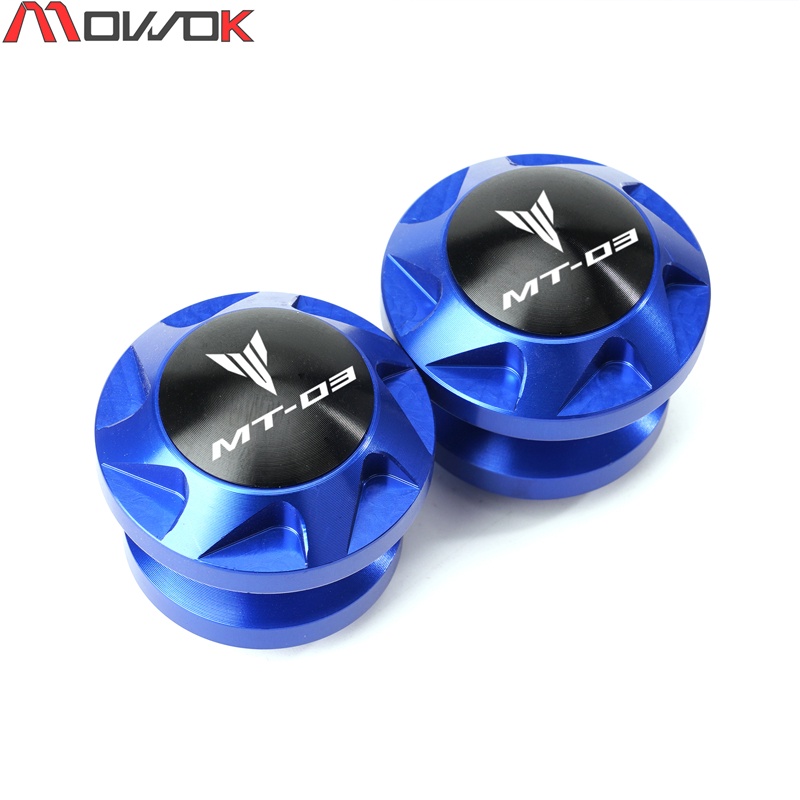 mow-สำหรับ-yamaha-mt-03-mt03-mt-03-2014-2020-2019-2018-8mm-cnc-nx-spool-slider-สวิงอาร์ม