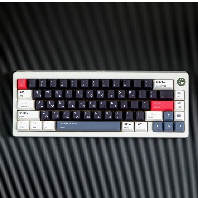 GMK Morse Code Keycap, 129 คีย์ PBT Keycaps Cherry Profile DYE-SUB ส่วน ...