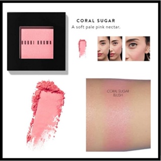 cosmetichub69 แท้ทั้งร้าน !!  BOBBI BROWN BLUSH สี CORAL SUGAR 3.7 G.