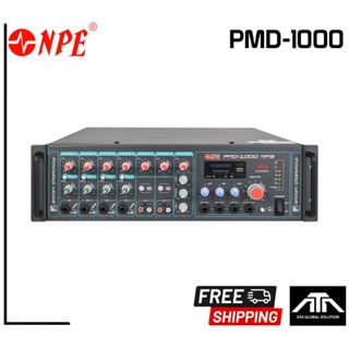 NPE PMD-1000MP3 POWERMIXER ลาย USB เพาเวอร์มิกซ์ มิกซ์ MIX เครื่องเสียง เพาเวอร์มิกซ์มีลาย PMD 1000MP3 PMD1000