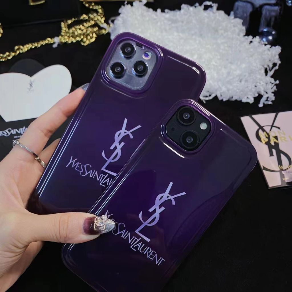 เคสโทรศัพท์มือถือคริสตัล-สีม่วง-สําหรับ-iphone-14-promax-13-promax-12-promax