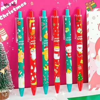 1 ชิ้น สุ่มสี สุขสันต์วันคริสต์มาส ปากกาเจลกด สีดํา การ์ตูนกวาง สโนว์แมน ซานตาคลอส ขิง ขนมปัง ชาย เขียน ปากกา โรงเรียน สํานักงาน เครื่องเขียน