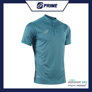 EGO PRIME PM214 : เสื้อโปโลแขนสั้น คอตั้ง สีเขียวมหาสมุทร