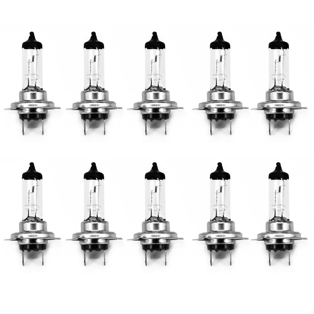10 Pcs 12V 55W 6000K Car H7 Xenon Headlight Halogen White Light Lamps