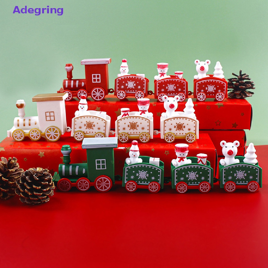 adegring-รถไฟพลาสติก-ของขวัญคริสต์มาส-สําหรับตกแต่งเค้ก-2023-1-ชิ้น