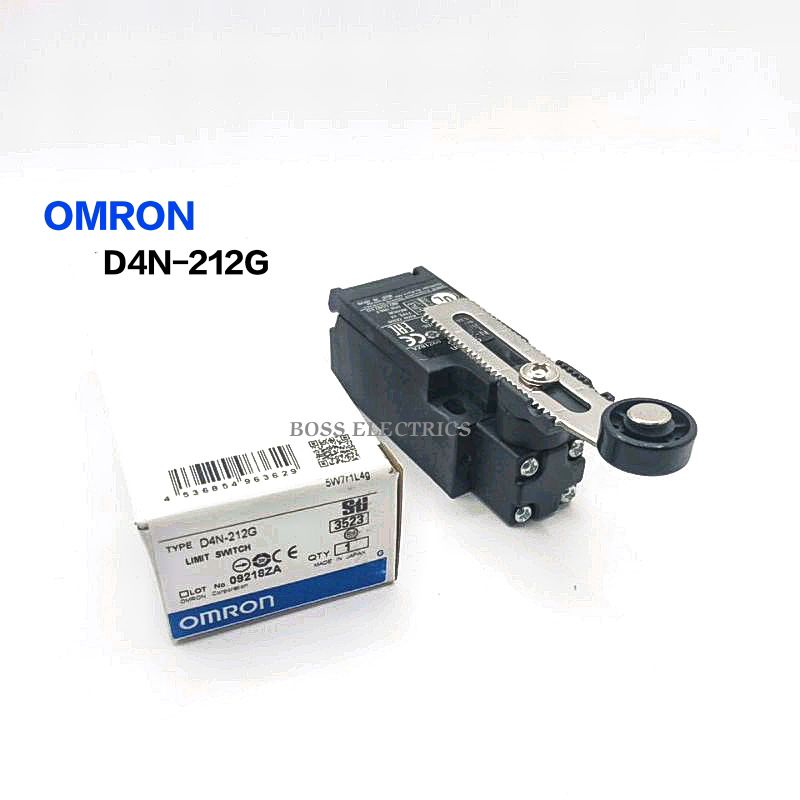 Omron D4N-1120 Limit Switch – Roller Lever, Screw Terminals, 25mOhm, 250V – New