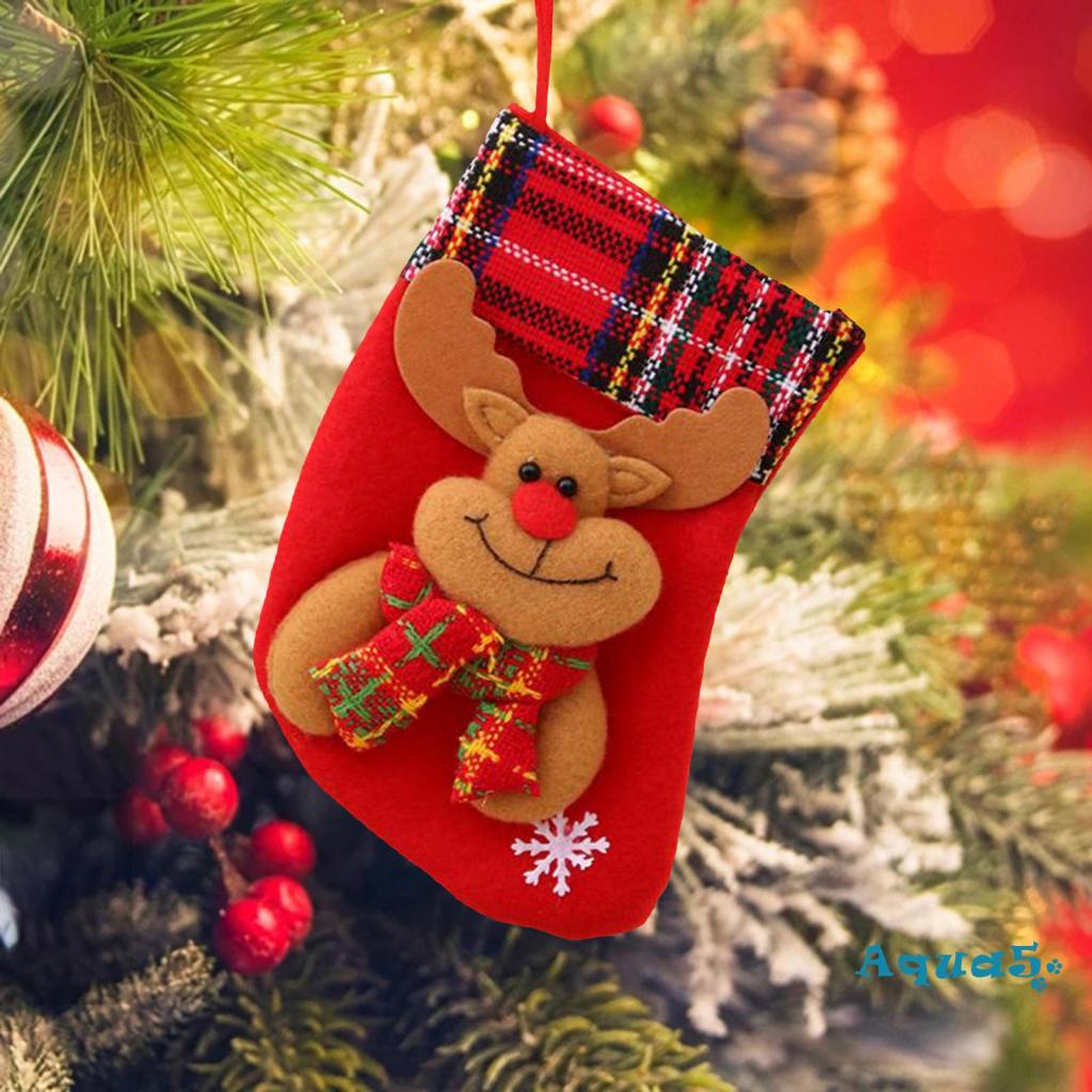 aqq-ถุงน่องคริสต์มาส-ซานตาคลอส-สโนว์แมน-กวาง-หมี-ตกแต่งแขวนถุงขนมถุงของขวัญสําหรับงานปาร์ตี้