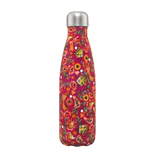 Cath Kidston Stainless Steel Water Bottle Pinball Ditsy Pink/Orange