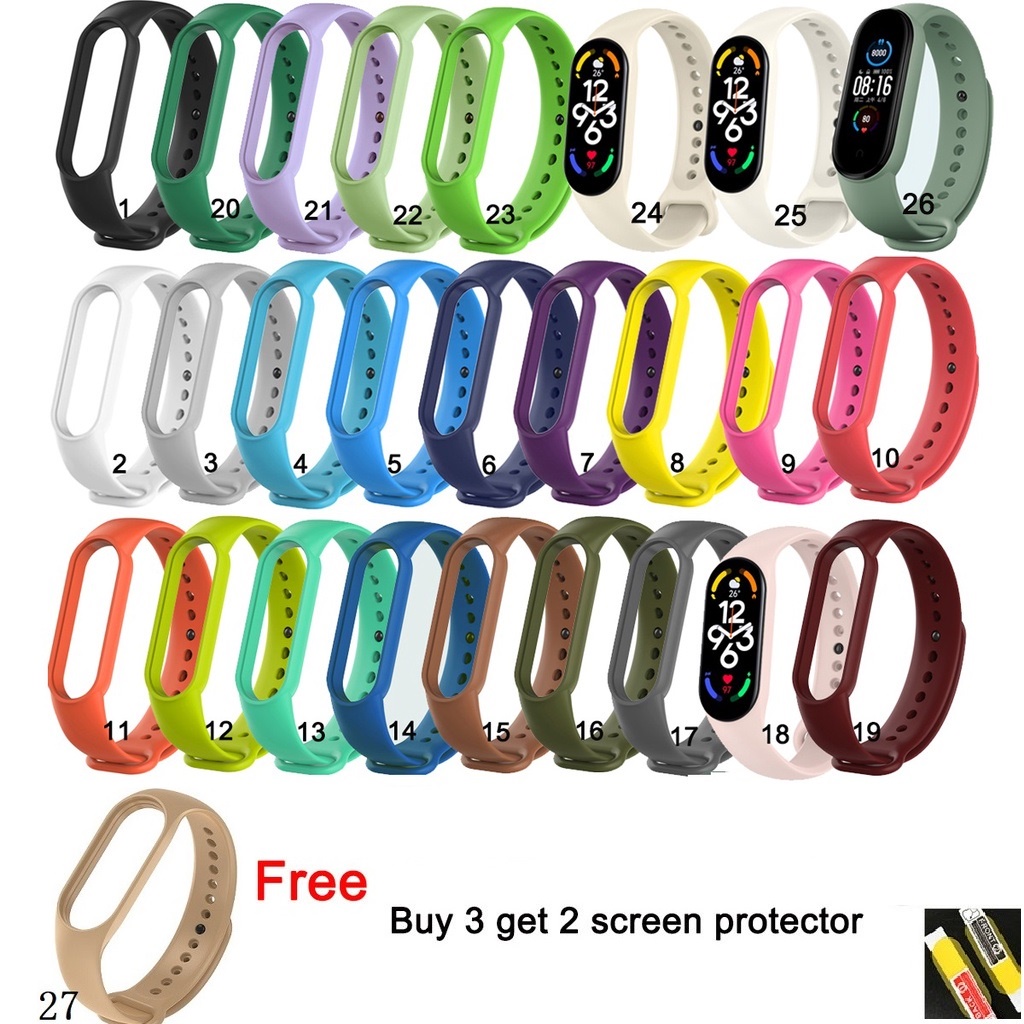 ภาพสินค้าMiband 6 5 สายนาฬิกาข้อมือซิลิโคน TPU แบบนิ่ม สีโปร่งใส สําหรับ Xiaomi Mi band 5 6 จากร้าน yulong.th บน Shopee ภาพที่ 1