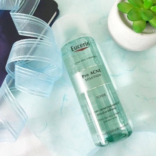 EUCERIN PRO ACNE SOLUTION  TONER 200ML ลดสิ่งอุดตัน โดยไม่ตึงผิว ช่วยปรับสมดุลผิวให้พร้อมรับการฟื้นบำรุง