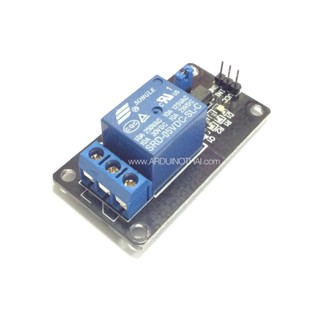 1 Channel Relay (10A) with Optocoupler Module โมดูลรีเลย์ 1 ช่องควบคุมแบบแยกกราวน์