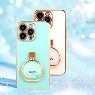 เคสโทรศัพท์มือถือ TPU พร้อมที่วางน้ําหอม สําหรับ iPhone 13 11 pro Max X XS Max 7 8 Plus